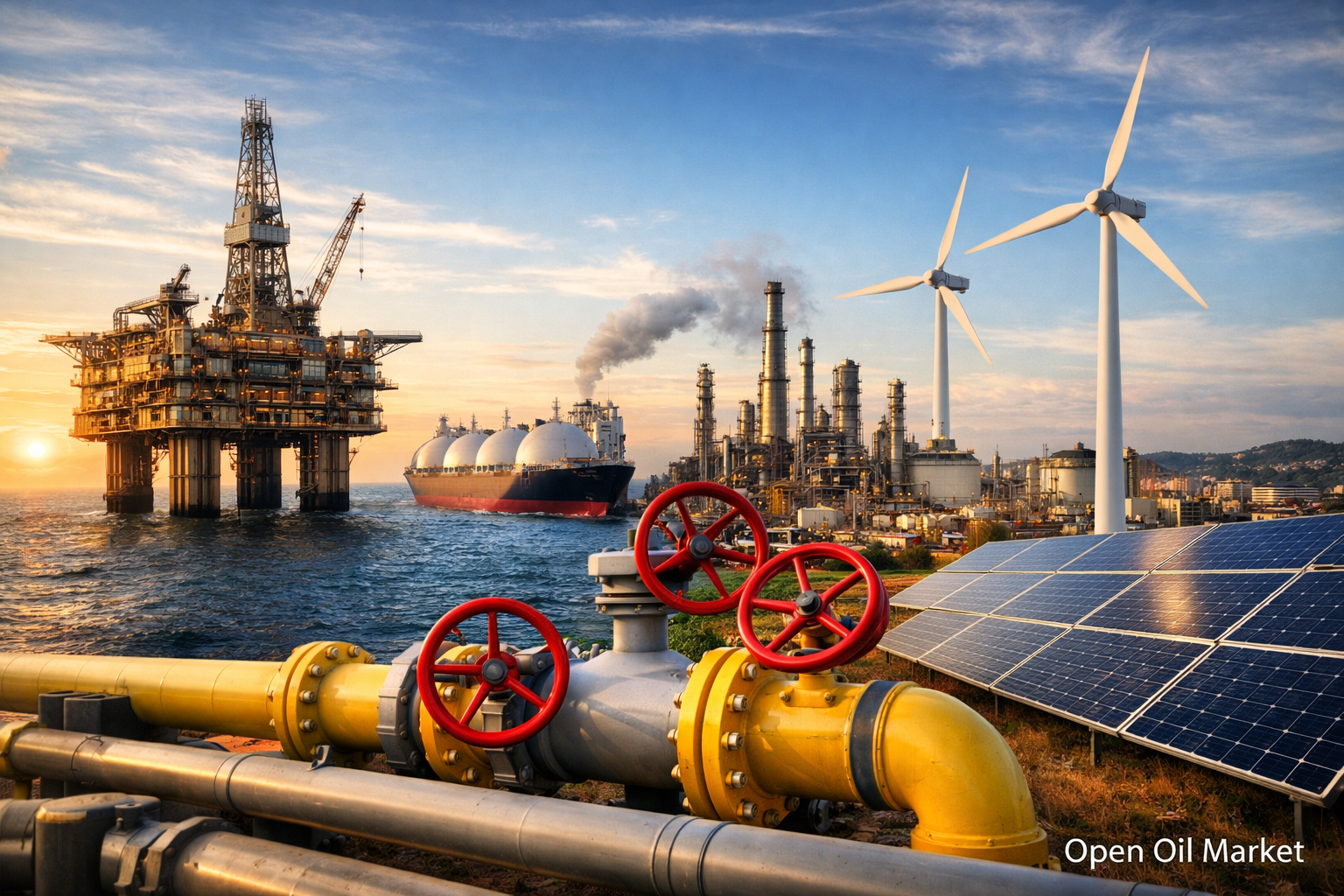 Pasar Minyak dan Gas Dunia — Minyak, Gas, LNG, Energi Terbarukan dan Listrik, Tren Global Sektor Energi Senin, 19 Januari 2026