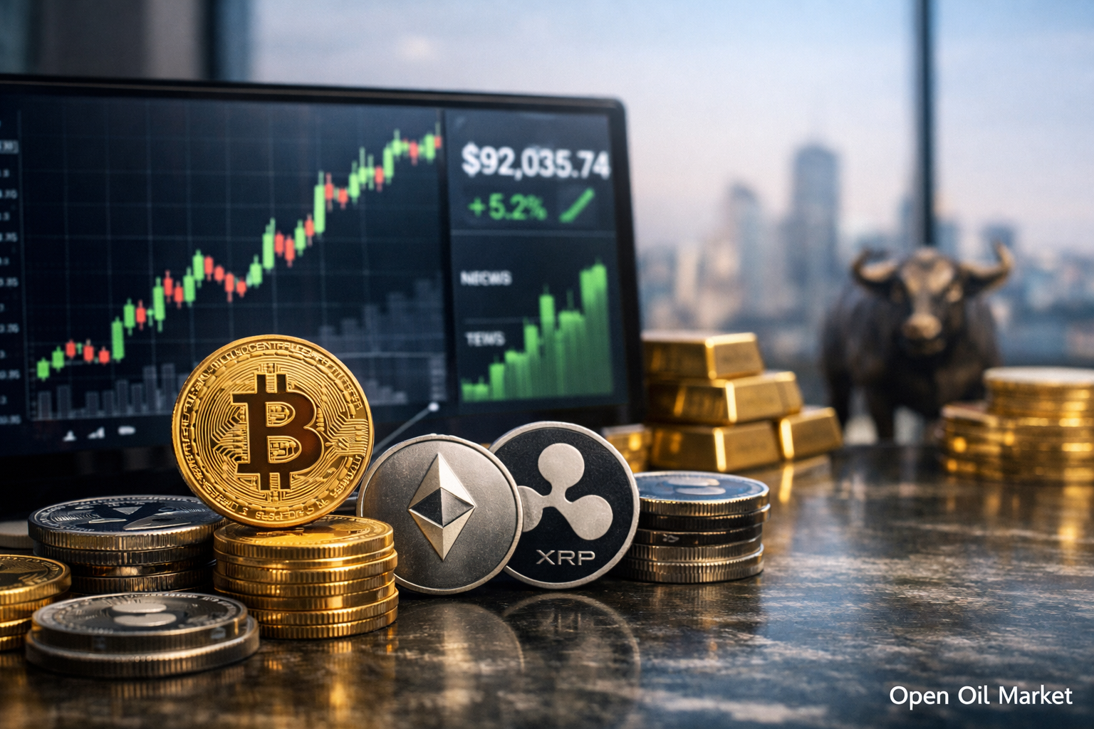 Berita Cryptocurrency 9 Januari 2026 - Bitcoin di Atas $90.000, Pertumbuhan Altcoin dan Permintaan Institusional