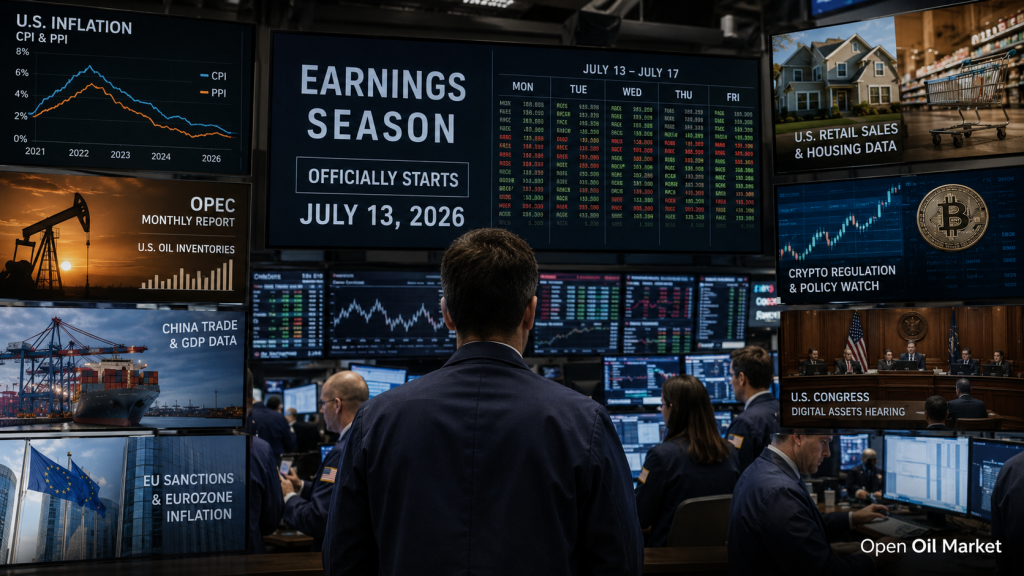 Kalender Investor 13–17 Juli 2026: CPI AS, PDB Cina, dan musim laporan