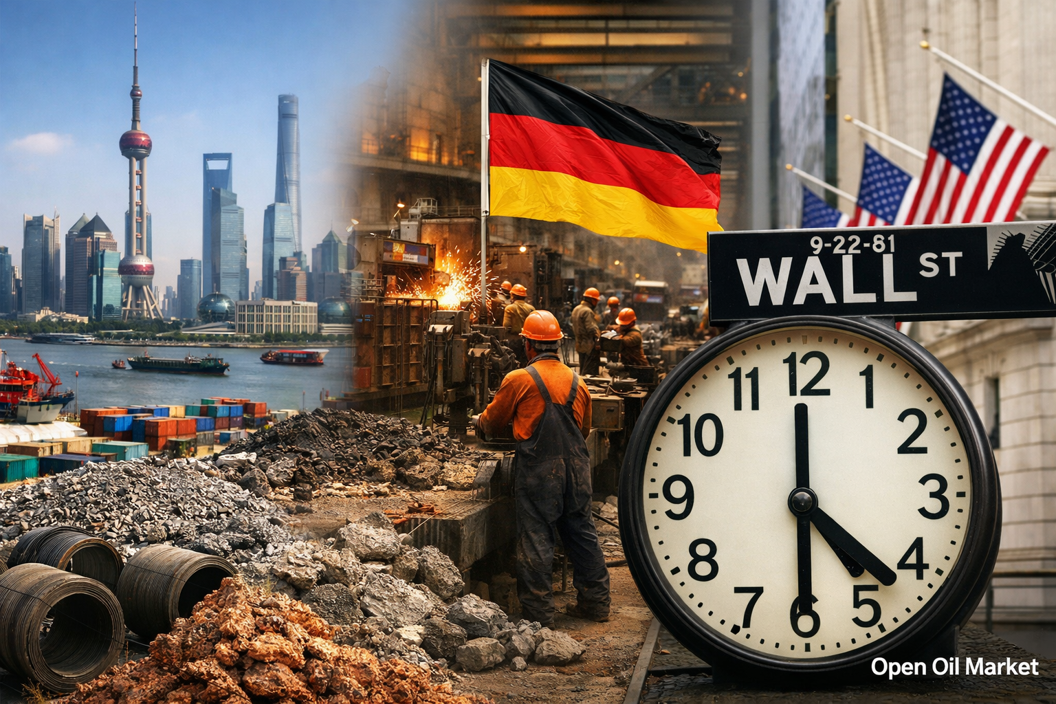 Pasar Keuangan Global, Inflasi Cina, Produksi Jerman, Harapan Inflasi AS, Peristiwa Ekonomi 9 Maret 2026