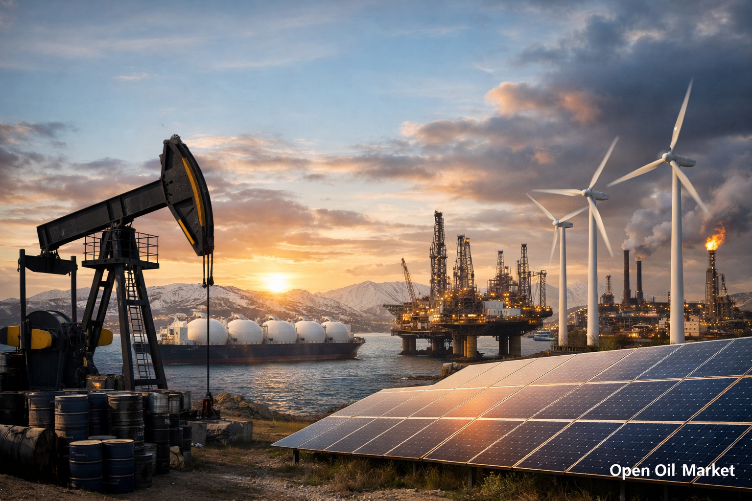 Berita Minyak dan Gas dan Energi 18 Januari 2026 — pasar global sektor energi, minyak, gas, energi terbarukan dan pasar energi