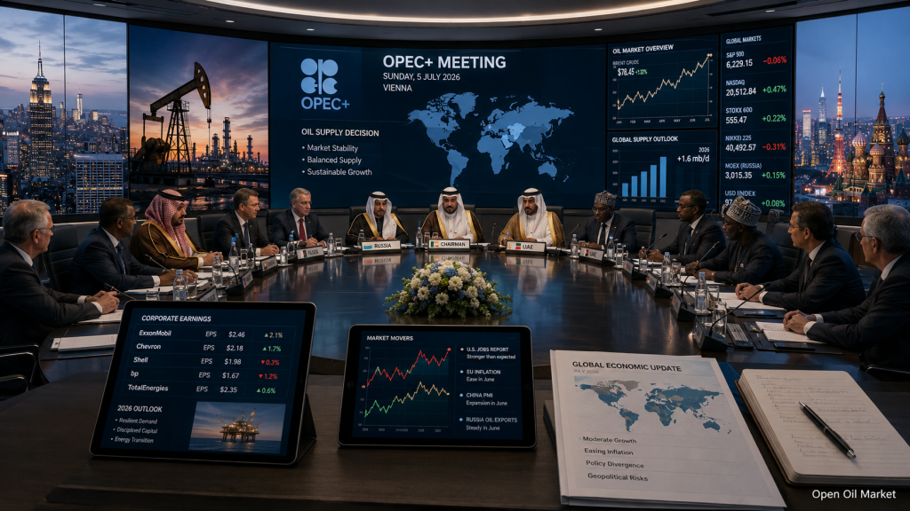 Pertemuan OPEC+ dan Pasar Global — Peristiwa Ekonomi dan Laporan Korporat 5 Juli 2026