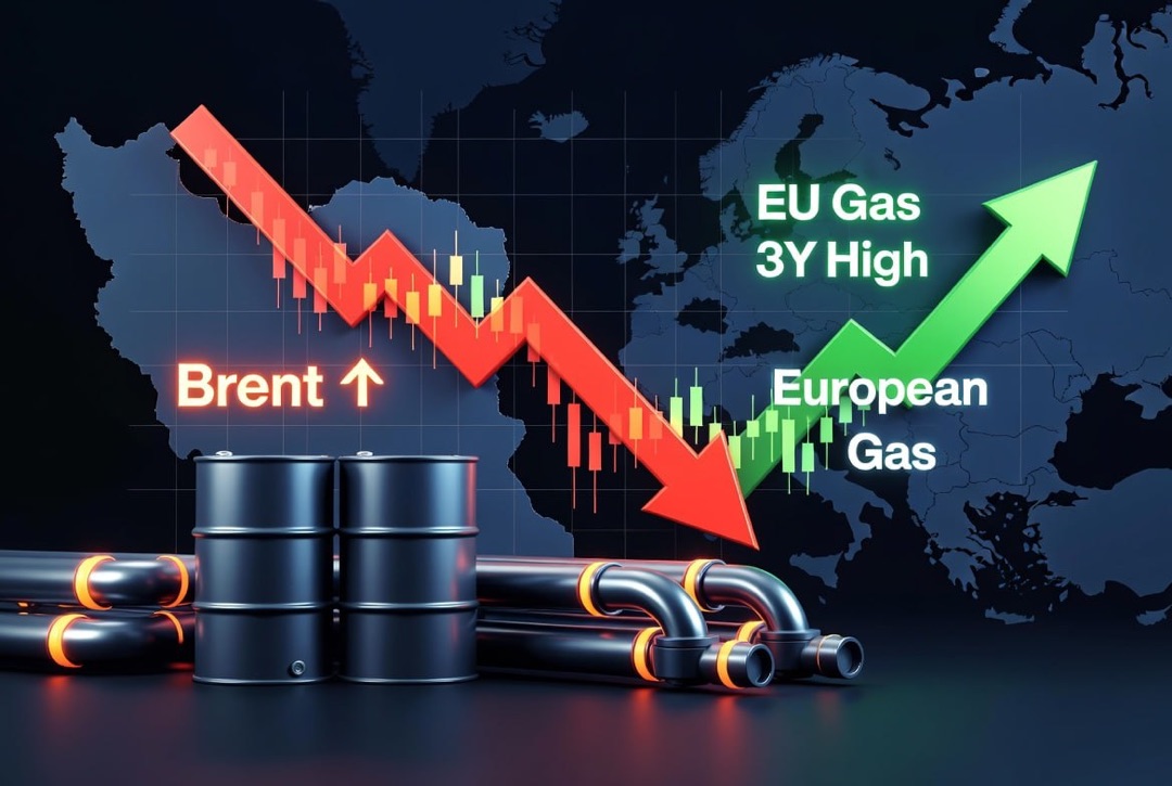 Berita Minyak dan Gas serta Energi — Rabu, 29 Juli 2026: penangguhan serangan AS terhadap Iran menjatuhkan Brent, gas di Eropa pada level tertinggi dalam tiga tahun.