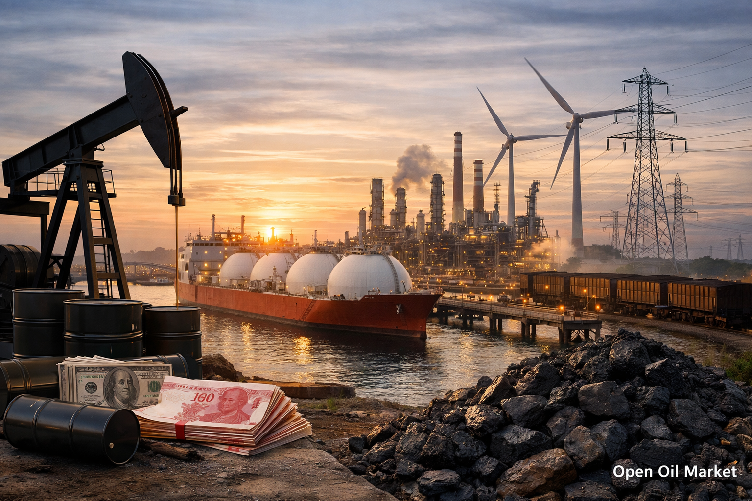 Kompleks energi dan bahan bakar dunia: minyak, gas, energi, dan sumber energi terbarukan — 17 Januari 2026