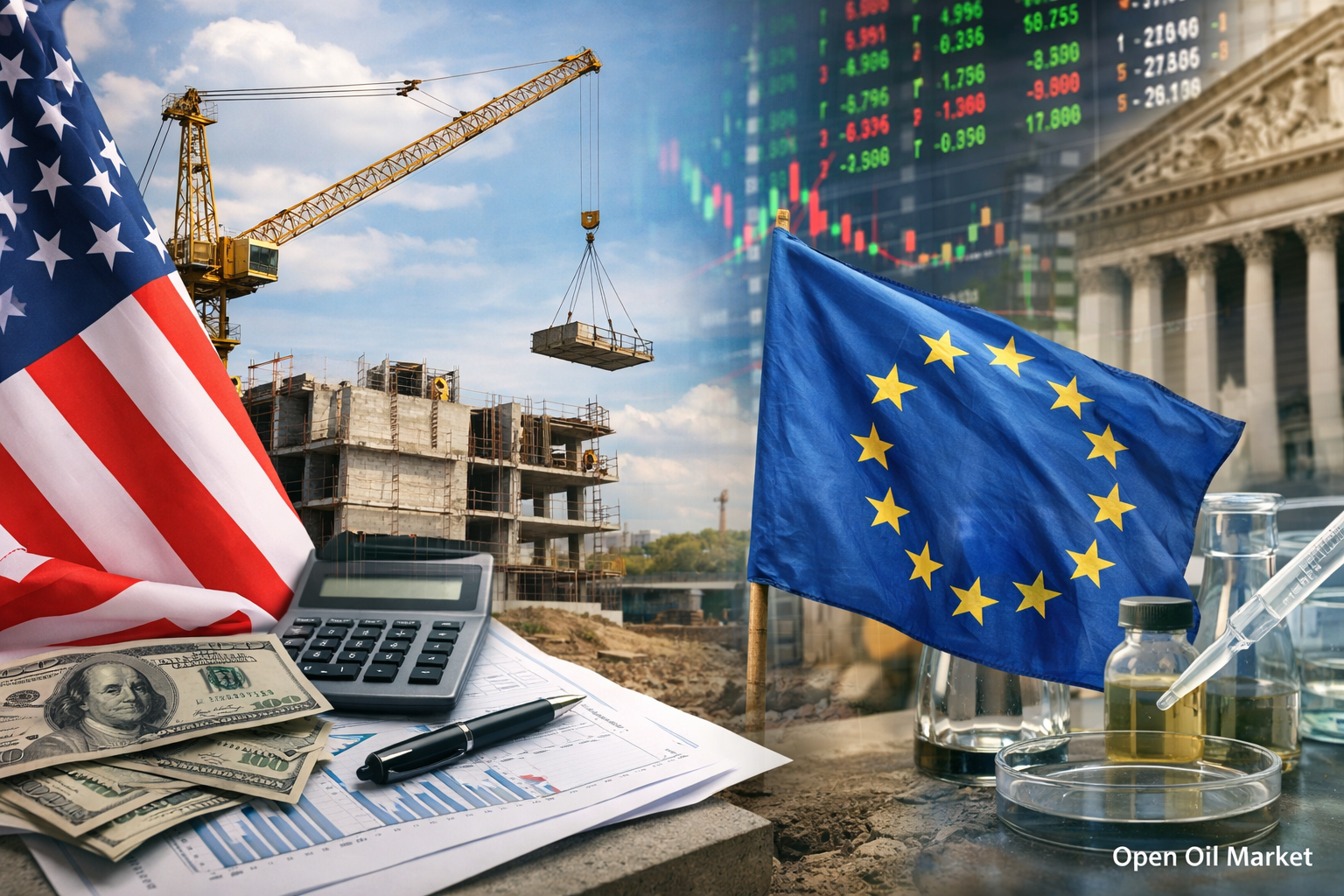 Pasar Global dan Data Makroekonomi 23 Maret 2026 Chicago Fed, Konstruksi AS, Kepercayaan Zona Euro