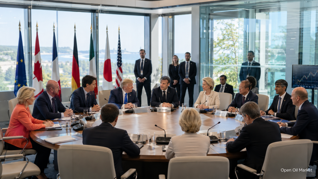 Peristiwa Ekonomi dan Laporan Korporat, Senin 15 Juni 2026: G7 di Prancis, Negosiasi UE, Lagarde, dan Produksi AS
