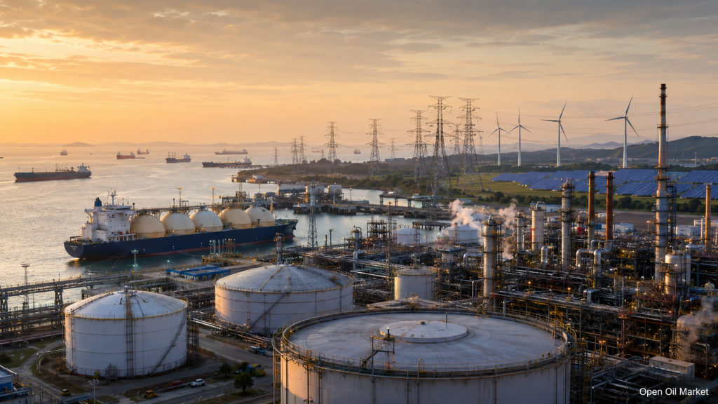 Pasar Energi Global 11 Mei 2026: Minyak, LNG, Produk Minyak, Listrik, dan Energi Terbarukan.