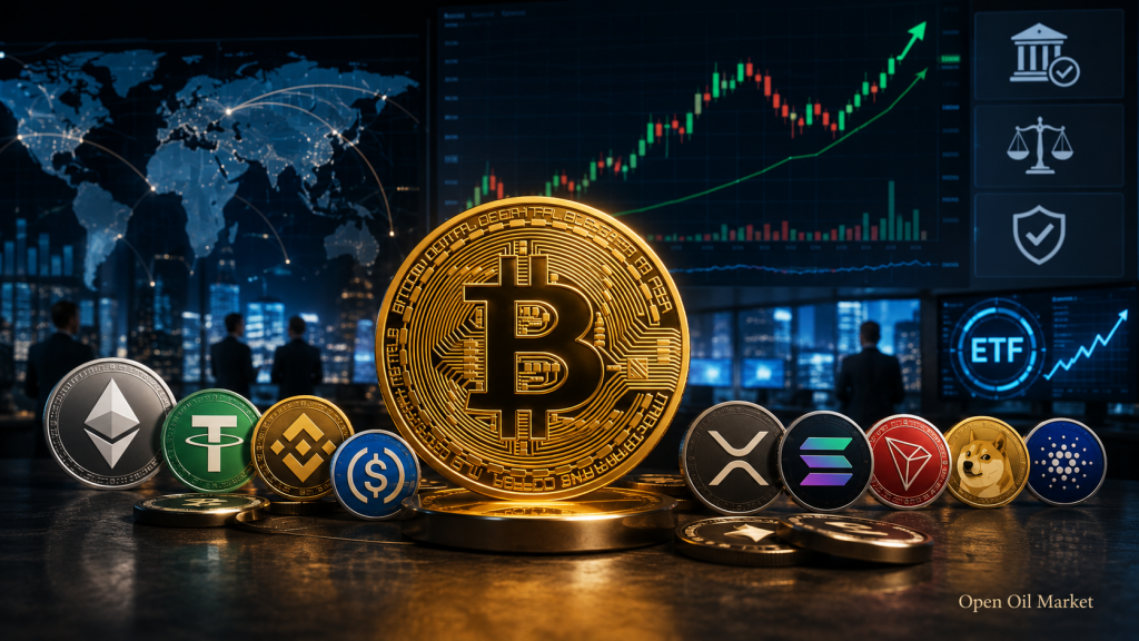 Berita Cryptocurrency 6 Juli 2026: Bitcoin, ETF, Stablecoin dan 10 Teratas Cryptocurrency.
