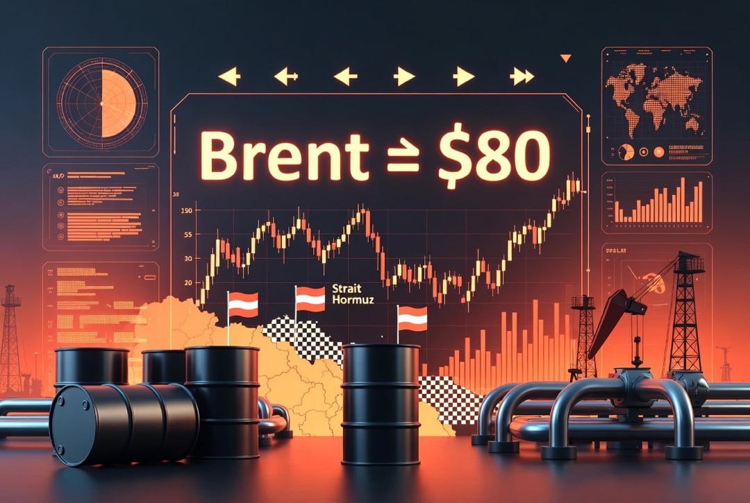 Berita minyak dan gas serta energi — Kamis, 6 Agustus 2026: kesepakatan Selat Hormuz mencapai garis akhir, Brent stabil di $80.