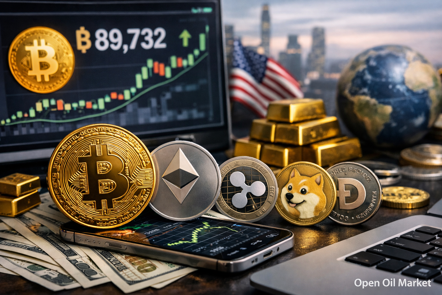 Berita Cryptocurrency — Senin, 5 Januari 2026: Bitcoin di Puncak Historis dan 10 Aset Digital Teratas
