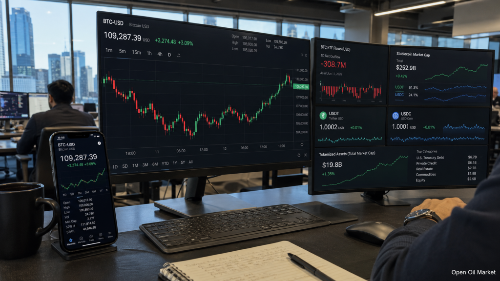 Berita Cryptocurrency 12 Juni 2026: Bitcoin Kembali Bermain, Arus Keluar ETF Tidak Mematahkan Pasar, Dan Stablecoin Mengubah Aturan Investasi