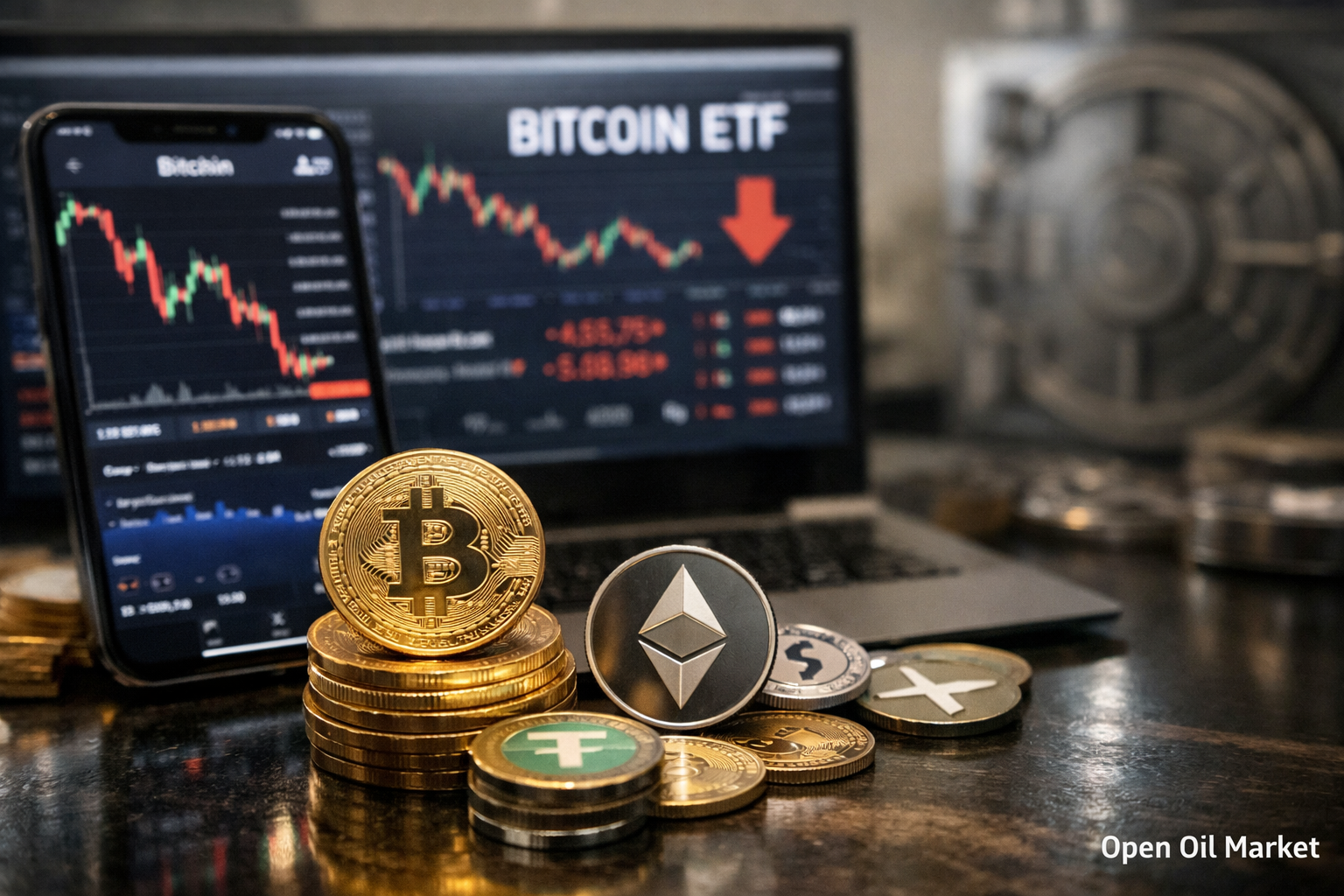 Berita Cryptocurrency — 22 Februari 2026: Likuidasi dari Bitcoin-ETF dan Bitcoin di $70.000