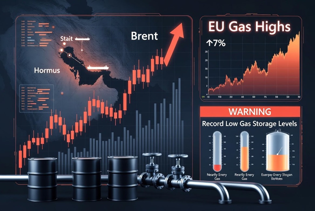 Berita Energi dan Sumber Daya Alam — Kamis, 30 Juli 2026: Peningkatan di Selat Hormuz Mempercepat Harga Minyak Brent, Gas di Eropa pada Level Tertinggi di Tengah Cadangan yang Sangat Rendah.