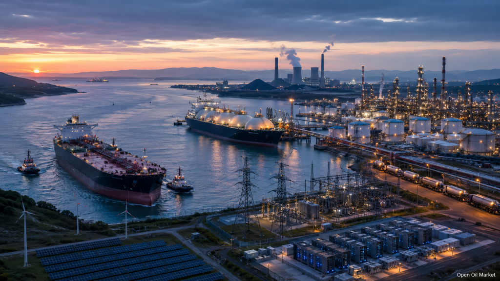 Berita Migas dan Energi 2 Juni 2026: Kapal Tanker Minyak di Selat Strategis, Terminal LNG, Kilang Minyak, Jaringan Listrik, Pusat Data, EBT, dan Pembangkit Batubara
