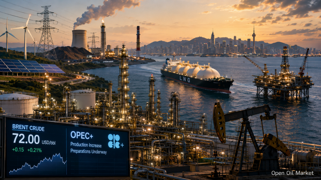 Pasar Energi Global 4 Juli 2026: Minyak Brent, Gas LNG, Refinery, Produk Minyak, Listrik, EBT, dan Batubara