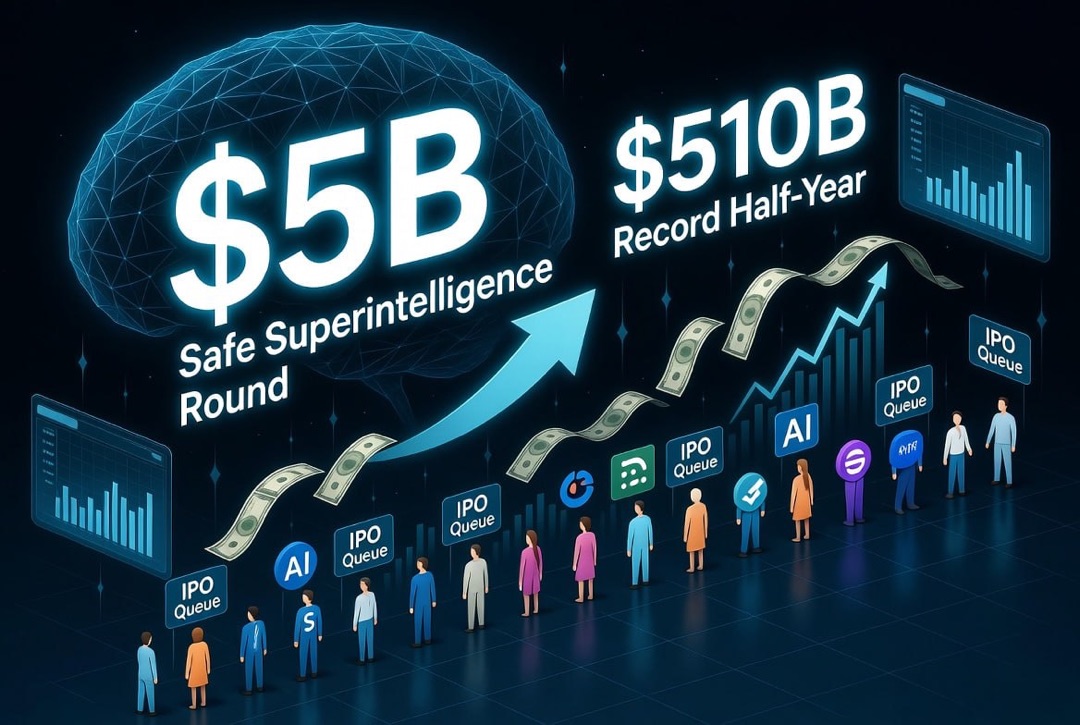 Berita Startup dan Investasi Ventura — Selasa, 4 Agustus 2026: Putaran Safe Superintelligence $5 Miliar, Rekor $510 Miliar dan Antrean Raksasa AI untuk IPO
