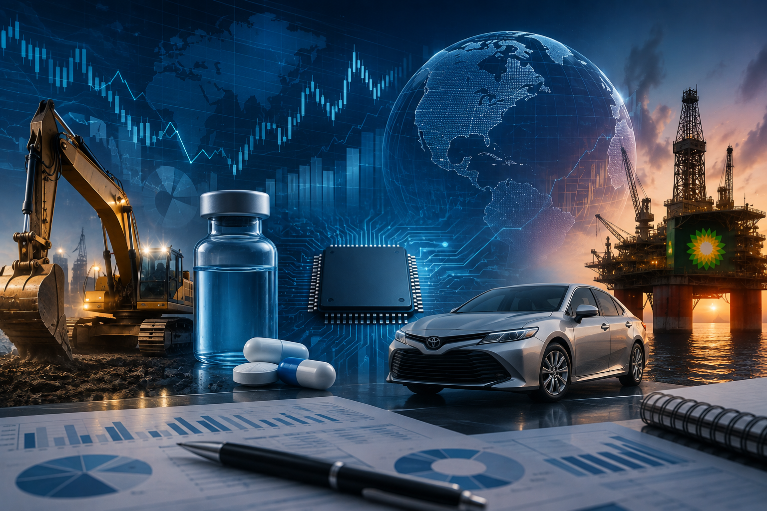 Peristiwa Ekonomi dan Laporan Korporasi: Selasa, 4 Agustus 2026 — JOLTS, Laporan Caterpillar, Pfizer, AMD, Toyota, dan BP