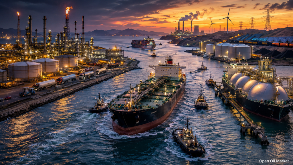 Pasar Energi Global 19 Juli 2026: Tanker Minyak, Terminal LNG, Kilang Minyak, Pembangkit Listrik, Energi Terbarukan, dan Logistik Batubara