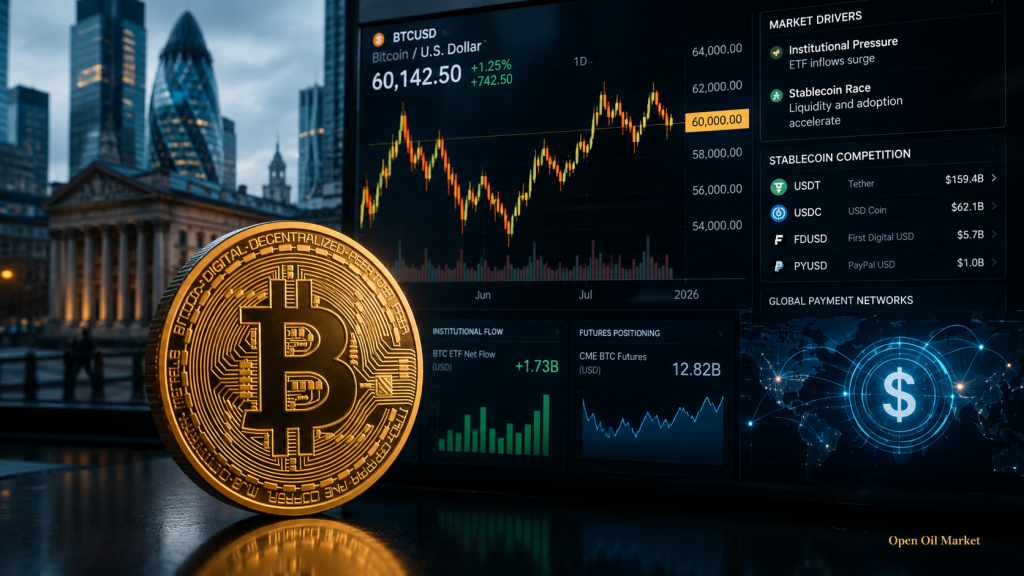 Pasar Cryptocurrency 1 Juli 2026: Bitcoin, ETF, Ethereum, dan Stablecoin