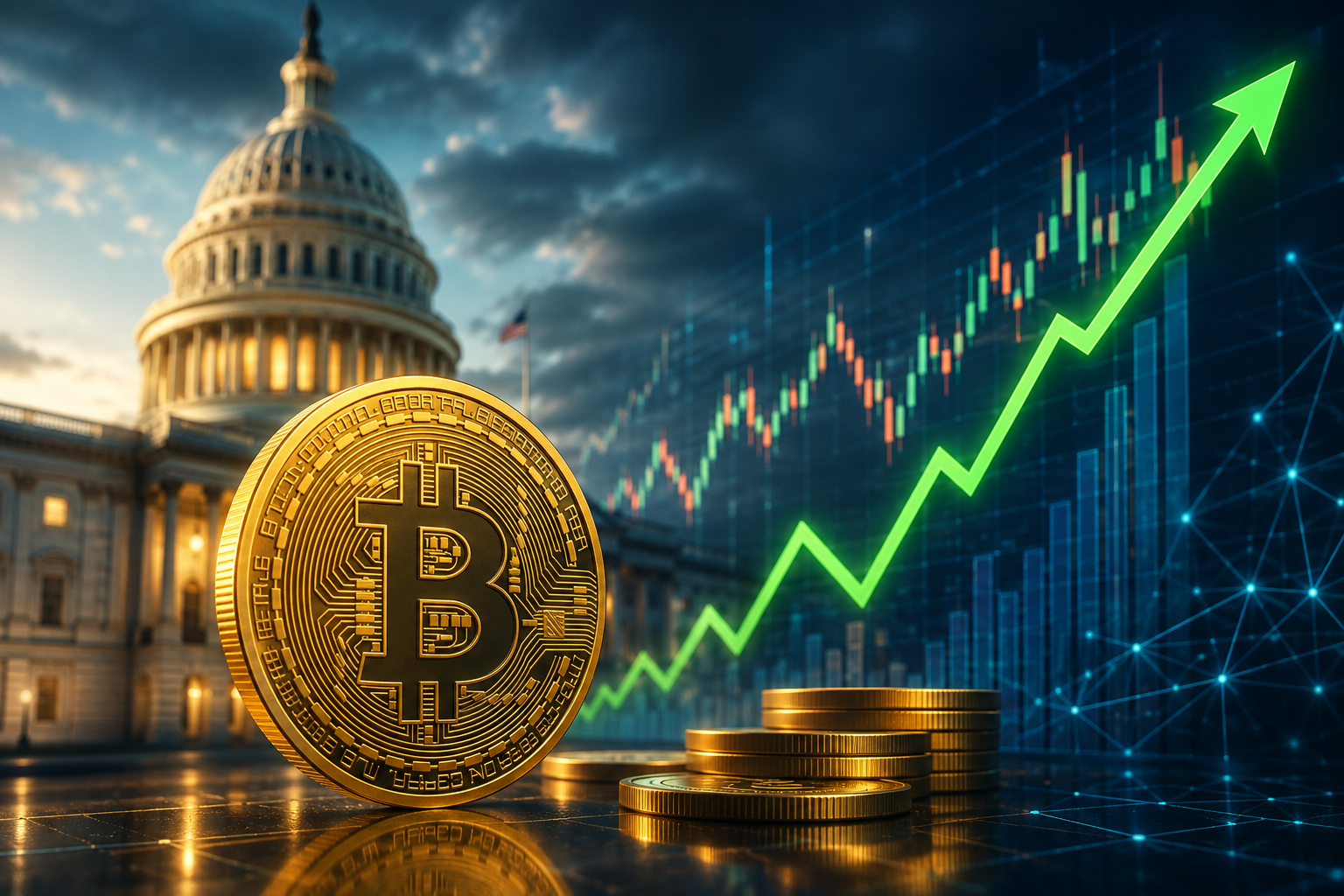 Berita Cryptocurrency: Rabu, 5 Agustus 2026 — Bitcoin Memantul ke $64.000, Pasar Menunggu Penyelesaian Undang-Undang CLARITY Act